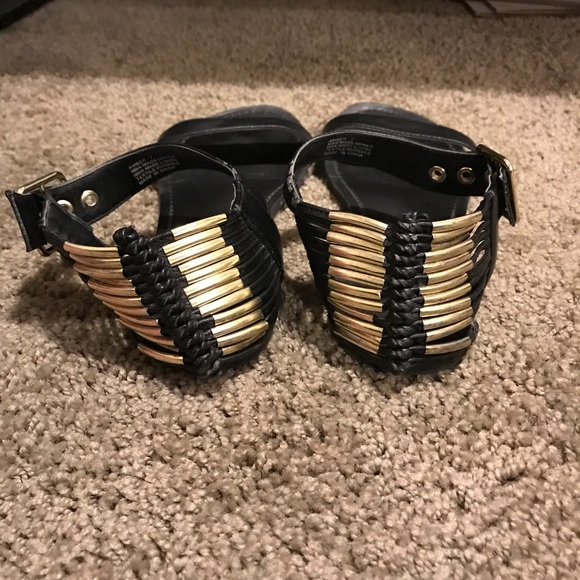 Shi by journeys black sandals size 7 - Picture 6 of 6